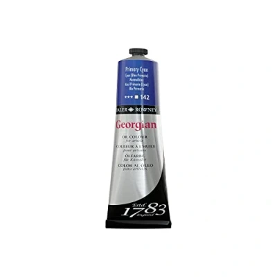 Imagen de Daler Rowney Georgian Pintura al óleo magníficos colores 225 ml Azul ftalo