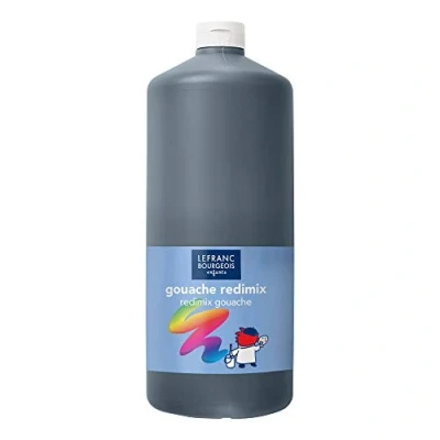 Imagen de Lefranc Bourgeois GOUACHE LIQUIDA, Color negro, 2L (188051)