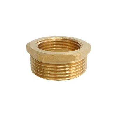 Imagen de Reductor de 1 1/4&quot; x 3/4&quot; AG/IG Latón rosca exterior a interior apto para agua potable