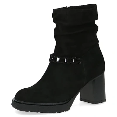 Imagen de Caprice Botines con plataforma, Mujer, Talla: 41, Black suede Zapatos