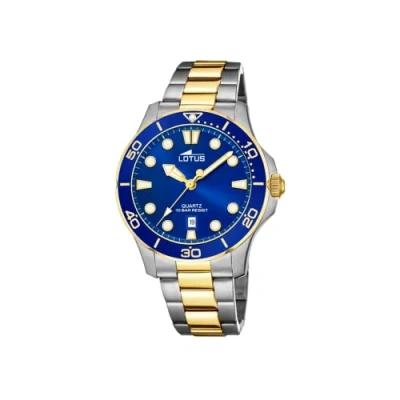 Imagen de LOTUS Reloj Modelo 18763/1 de la colección Excellent, Caja 38,5 mm Azul con Correa Acero Bicolor para señora