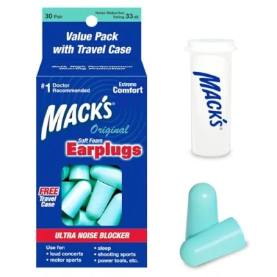 Imagen de Macks Tapones para oídos Verde Menta Talla:30 Pares