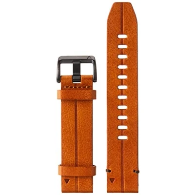 Imagen de Garmin Quick Fit, 22 correa de reloj, cuero castaño, mm