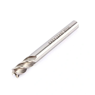 Imagen de CNC HSS Fresa de Taladro con eje Cilíndrico, para Centros Procesamiento Datos, Fresas Extremo 4 Flautas, (6 mm)