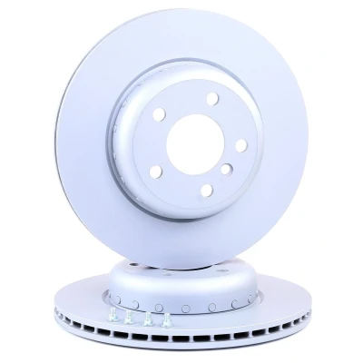 Imagen de ATE 24.0124 0239.2 disco de freno 330,0 24,0 5 120,0 dos piezas, ventilado revestido altamente carbonizado con tornillos norauto,