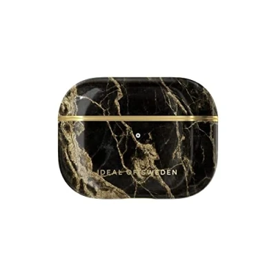 Imagen de Carcasa Airpods Ideal Of Swedpro Dorado Smoke Mármore