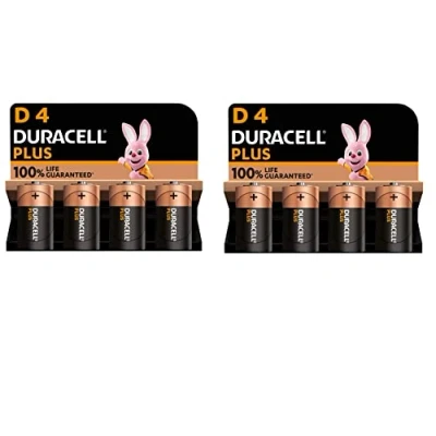 Imagen de Duracell MN1300B8 Pilas alcalinas 1.5V, pack de 8 unidades