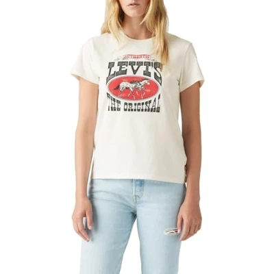 Imagen de Levi&#039;s THE Perfect TEE Camiseta estampada, Mujer, Talla: Small, horse poster sugar swizzle