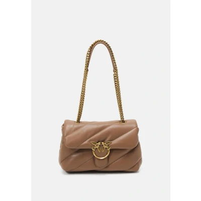 Imagen de Pinko LOVE Classic Bandolera, Mujer, Talla: One Size, Beige
