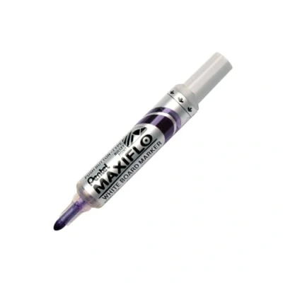 Imagen de Pentel Marcador Maxiflo para pizarra blanca de punta gruesa. Color violeta.