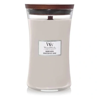 Imagen de WoodWick Scented Candle Large Warm Wool 18 cm / ø 10