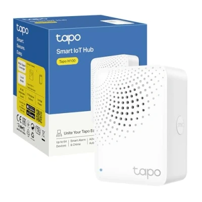 Imagen de Hub TP Link Tapo H100, Hasta 64 dispositivos, Con alarma, Blanco
