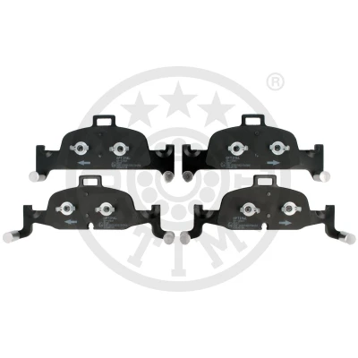 Imagen de OPTIMAL BP 12841 Juego de pastillas freno Eje delantero preparado para indicador desgaste, excl. contacto avisador desgaste AUDI: A4 B9 Avant