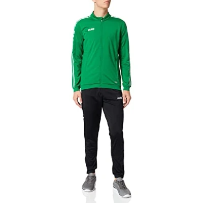 Imagen de JAKO Chándal para hombre de poliéster Striker 2.0, color verde deportivo/blanco, M, M9119
