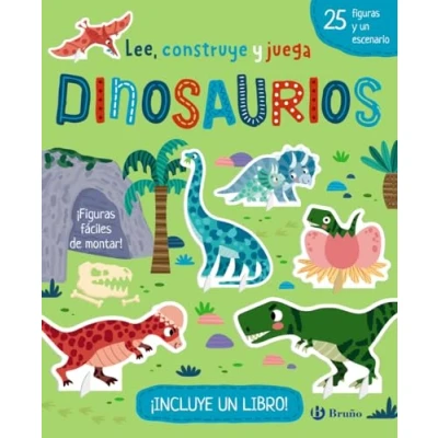 Imagen de Lee, construye Y juega. Dinosaurios (Castellano A PARTIR DE 3 AÑOS MANIPULATIVOS (LIBROS PARA TOCAR, JUGAR PINTAR), POP UPS Otros libros)
