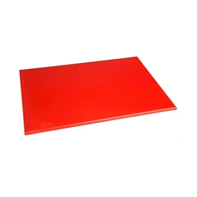 Imagen de Hygiplas Tabla de cortar roja alta densidad estándar para carne cruda 1,2 x 45 30 cm