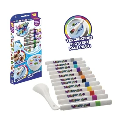 Imagen de Silverlit Dale Vida Dibuja y empapa la Figura Kit Water Art con Pegatinas, Ocio creativos a Partir de 3 años, Color 12 rotuladores + 1 Cuchara (54017)