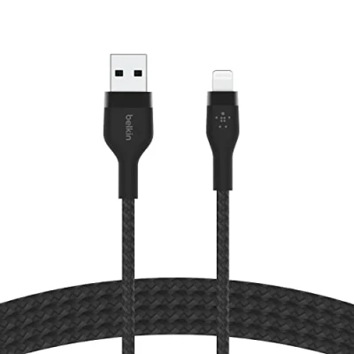 Imagen de Cable Belkin Boostcharge Pro Flex Usb a Lightning Negro 2 M