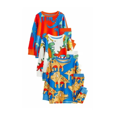 Imagen de Next Snuggle 3 PACK Pijama para niños, Talla: 9 12m, Multi bright dinosaur