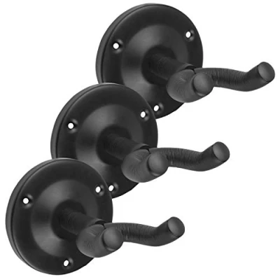 Imagen de TIGER Soporte de pared para ukelele (3 unidades)