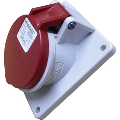 Imagen de Mennekes 3473 Base empotrar cee inclinada 400v 3 polos+neutro+tierra 16a azul