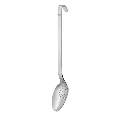 Imagen de RÖSLE Cuchara para verduras con orificios y gancho en el mango, cucharón, acero inoxidable 18/10, apto lavavajillas, longitud 31,5 cm