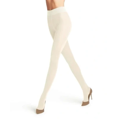 Imagen de FALKE Softmerino W Ti lana algodón lisas 1 pieza, Pantimedias Mujer, Blanco Off White 2040, 48 50