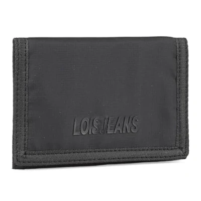Imagen de Lois Carteras para Hombre Joven Cartera Pequeña con Monedero Chico Joven.Carteras Billeteras Tarjetero protección RFID, Negro