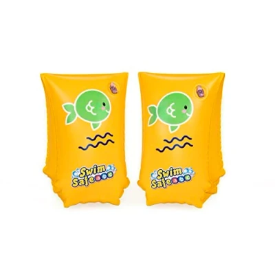 Imagen de BESTWAY Manguitos Swin Safe WonderSplash Armbands L/XL 30x15cm Naranja