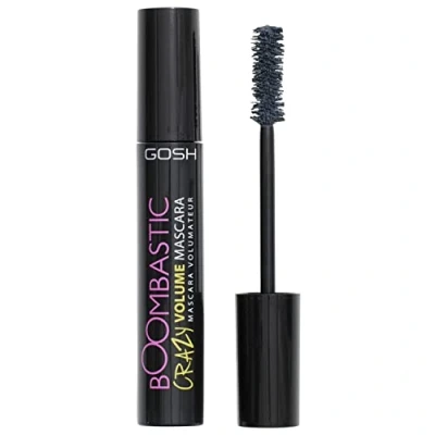 Imagen de GOSH Boombastic Crazy Mascara para un volumen extremo y pestañas largas, máscara de con cabezal cepillo preciso, sin grumos, respetuoso la piel perfume, 004 Classic Grey