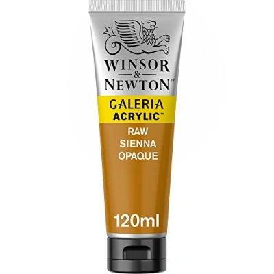 Imagen de Winsor &amp; Newton Pintura Acrílica , 120 ml, Naranja (Raw Sienna Opaque)