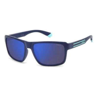 Imagen de POLAROID PLD 2158/S Gafas de Sol, Matte Blue, 58 para Hombre