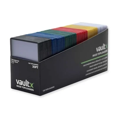 Imagen de Vault x Toploaders 35 puntos, multicolor, tarjetas intercambiables, extra grueso, 7.6 10.2 cm, sin costuras, rígidos, fundas duras, protección transparente para juegos de cartas coleccionables