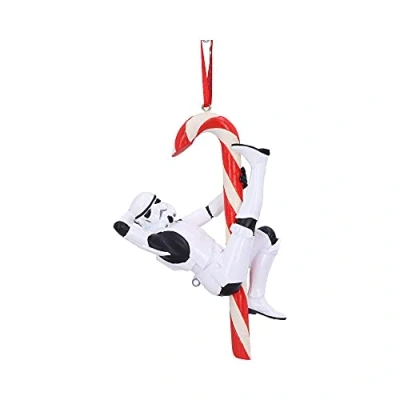 Imagen de Nemesis Now Stormtrooper Adorno Colgante de bastón Caramelo (12 cm) Blanco (B5696U1)
