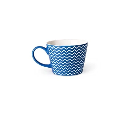 Imagen de Excelsa Enjoy Taza Jumbo, Porcelana, Azul Claro, 8 Centimeters cm