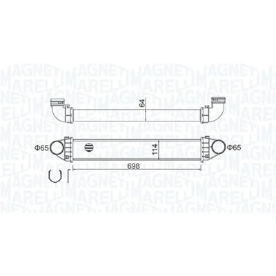 Imagen de MAGNETI MARELLI 351319204210 Intercooler MERCEDES BENZ: Clase A, B