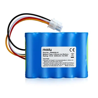 Imagen de Miady Batería de Repuesto (3400mAh, 18,5V) para Robot cortacésped Husqvarna 310 Modelos(2015, 2016, 2017, 2018, 315 Modelos (2015, 2018)