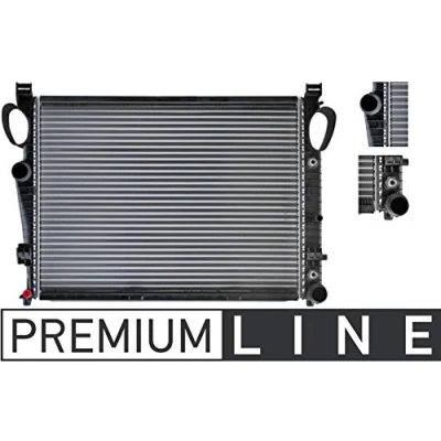 Imagen de MAHLE ORIGINAL CR 304 000P Radiador, refrigeración del motor para vehículos con/sin climatización 641 480 26 Aletas unidas mecánicamente