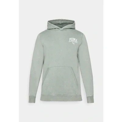 Imagen de Puma Class Washed Hoodie Jersey con capucha, Hombre, Talla: XL, Green moon