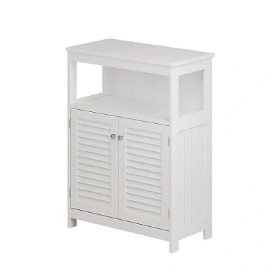 Imagen de Vicco Armario Mediano Riad, Blanco, 60 x 80 cm con Puertas y Compartimento Abierto