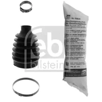 Imagen de FEBI BILSTEIN 100045 Fuelle Palier lado de engranaje, Eje delantero Termoplástico RENAULT: LAGUNA 3, CLIO 3