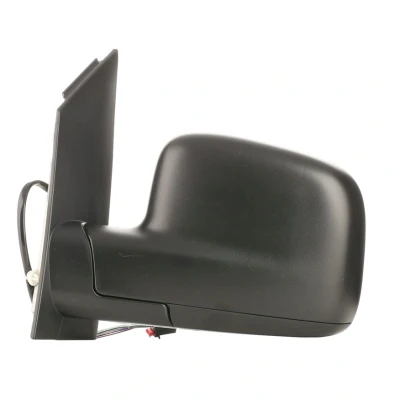Imagen de espejo retrovisor Tyc 337 0132 izquierda negro asférico, calefactable, para ajuste elect. VOLKSWAGEN: CADDY 3, 4 Kombi, Kasten