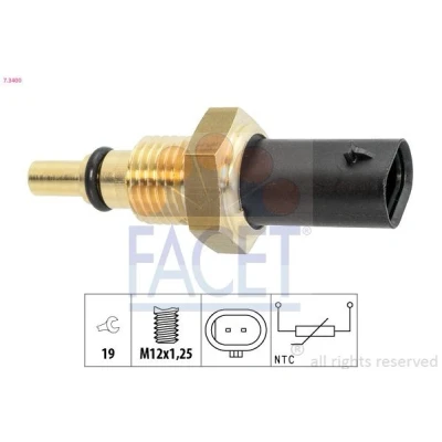 Imagen de FACET 7.3400 Sensor de Temperatura Aceite M12x1,25