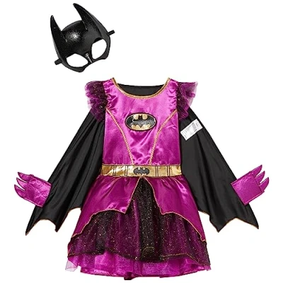 Imagen de amscan Disfraz Inf. W.B.: Batgirl Morada T. 6 8 Años Warner, Color (361 9906298_0192937142677)