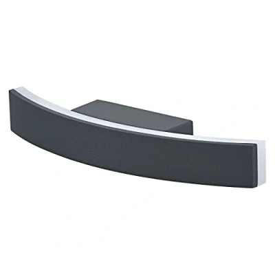 Imagen de LEDVANCE ENDURA solar BOUQUET WALL SENSOR 36,5cm moderno aplique con detector de movimiento, luz jardín 3 modos funcionamiento, 6W, 3000K, 200 550 lumen, IP44, plata