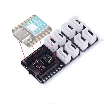 Imagen de seeed studio Grove Shield para Seeeduino XIAO con chip de gestión batería integrado