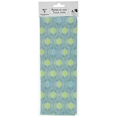 Imagen de Clairefontaine 393821AMZC Un paquete de seda 40 hojas plegadas 50 x 70 cm, 18 g, Ethnic