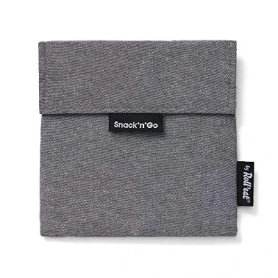 Imagen de Roll&#039;eat ® Porta Sandwich Reutilizable, Bolsa Ecológica sin BPA, Bocadillo de Color Negro Snack&#039;n&#039;Go Nature