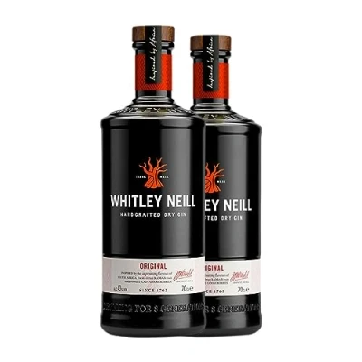 Imagen de Ginebra Whitley Neill Original London Dry Gin 70 cl (Caja de 2 Botellas cl)