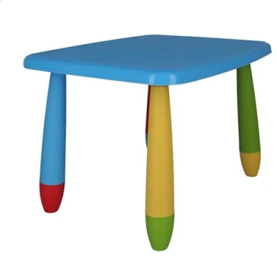 Imagen de Aranaz Mesita Infantil Rectangular para Niños habitación o Jardín Escritorio Multifuncional Color Azul